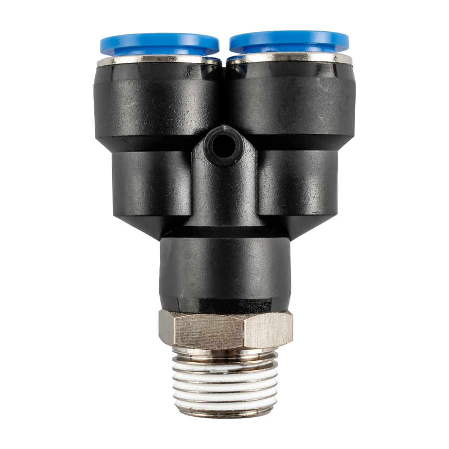 (image for) Pu Hose Fitting Y Joint 16mm - 1/2'm