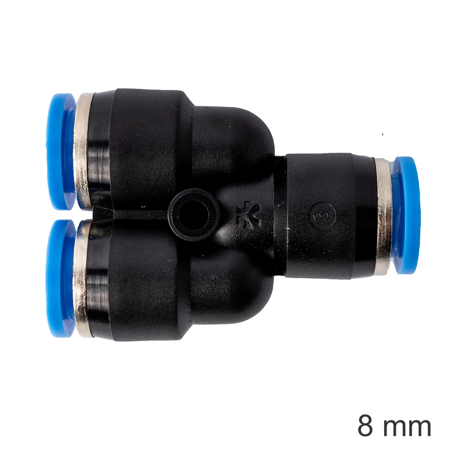 (image for) Pu Hose Fitting Y Joint 8mm