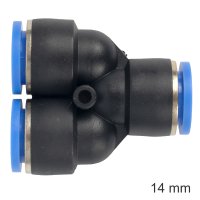 (image for) Pu Hose Fitting Y Joint 14mm