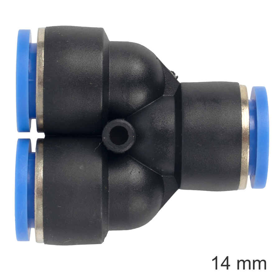 (image for) Pu Hose Fitting Y Joint 14mm