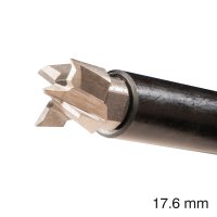 Plunging Cutter 17.6mm /lock Morticer For Tubular Latches Screw Type (image for) Plunging Cutter 17.6mm /lock Morticer For Tubular Latches Screw Type