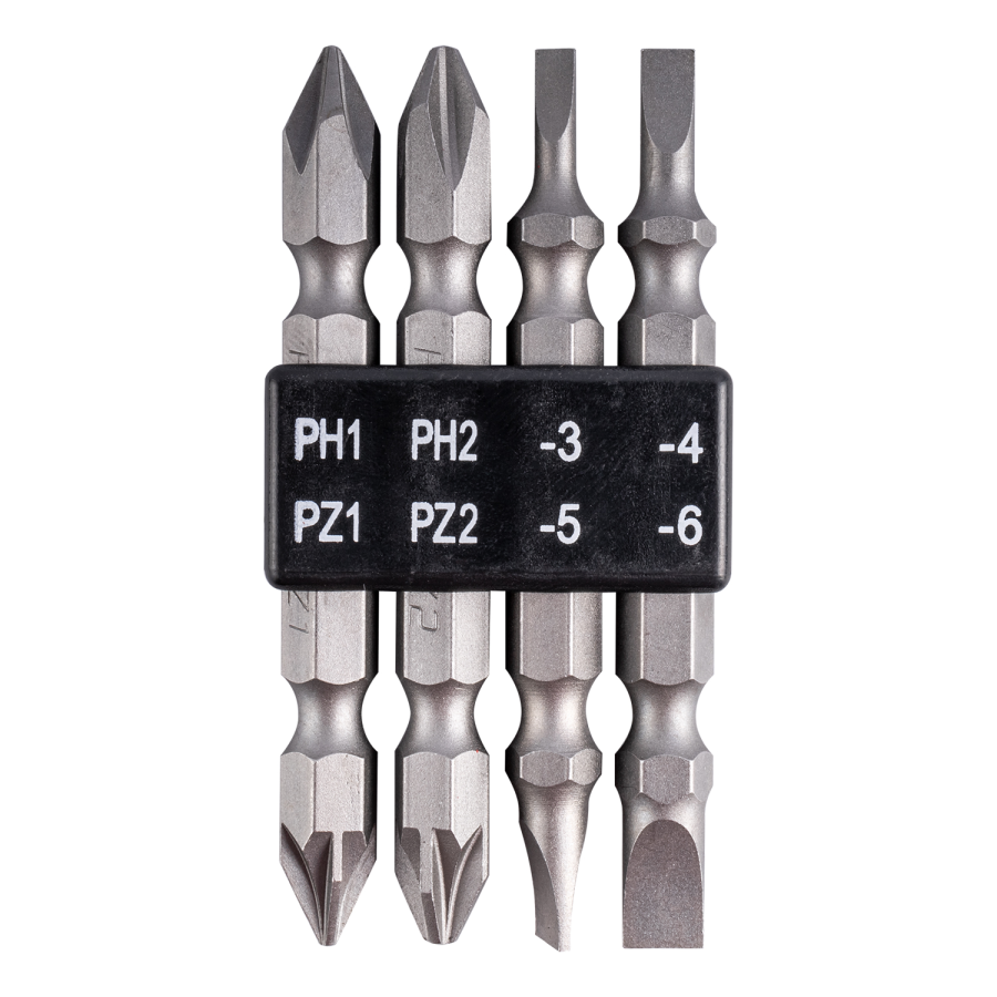 (image for) 4pc 65mm Double End Bit Set Pz/ph/sl