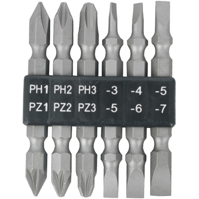 (image for) S/d Dbl.end Set Ph/pz/sl 6pce