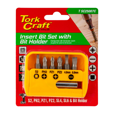 (image for) S/d Insert Bit Set 25mm 7pce