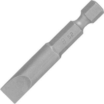 (image for) S/d Power Bit 8mmx50mm Slotted 1/cd