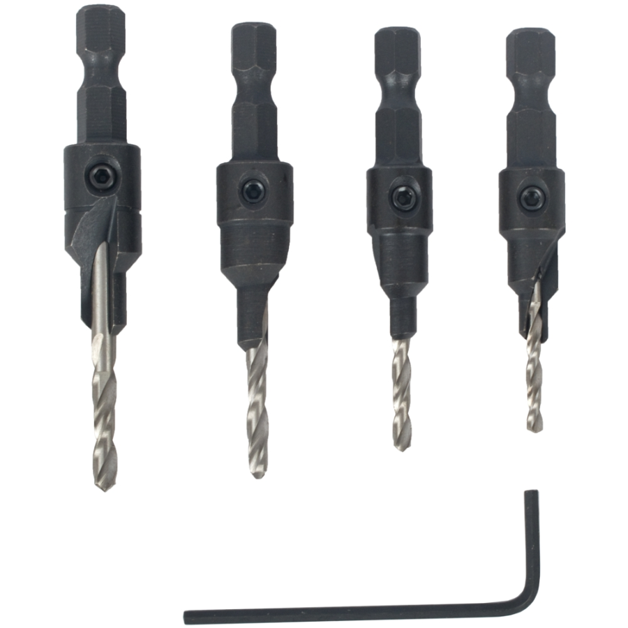 (image for) Screw Pilot Set 5pce Carded