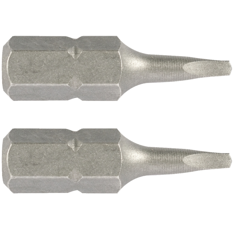 (image for) Square Recess Insert Bit No.0x25mm 2/card
