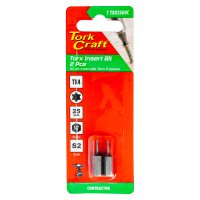(image for) Torx Tx 4 Classic Insert Bit 25mm 2pc Carded