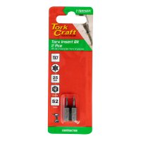(image for) Torx Tx 7 Classic Insert Bit 25mm 2pc Carded