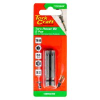 (image for) Torx Tx 40 Classic Power Bit 50mm 2pc Carded
