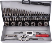 Tap And Die Set 32pce 3-12mm Hss In Steel Case (image for) Tap And Die Set 32pce 3-12mm Hss In Steel Case