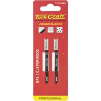 U-shank Jigsaw Blade 12tpi Wood 2mm 2pc (image for) U-shank Jigsaw Blade 12tpi Wood 2mm 2pc