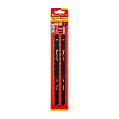 (image for) T-shank Jig Saw Blade Softwood/chip/ply/firbre 4.0mm 6tpi 250mm 2pc