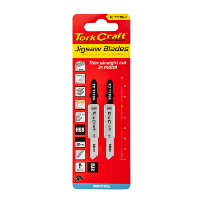 (image for) T-shank Jigsaw Blade For Metal 1.2mm 21tpi 75mm 2pc