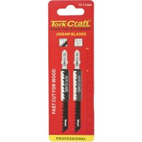 T-shank Jigsaw Blade Fast Cut For Wood 4mm 6tpi 2pc (image for) T-shank Jigsaw Blade Fast Cut For Wood 4mm 6tpi 2pc