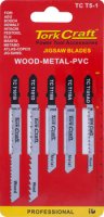 (image for) T-shank Jigsaw Blades 5 Piece Assorted