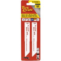 (image for) Sabre Saw Blade 150 X 2.5mm 10tpi Wood, Metal, Pvc,al 2pc