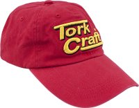 Tork Craft Base Ball Cap Red Adjustable (one Size Fits All) (image for) Tork Craft Base Ball Cap Red Adjustable (one Size Fits All)