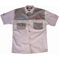 Vermont Mens Bush Shirt Khaki 100% Cotton 4xl (image for) Vermont Mens Bush Shirt Khaki 100% Cotton 4xl