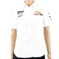 Ladies Blouse - White 3/4 - Small (image for) Ladies Blouse - White 3/4 - Small