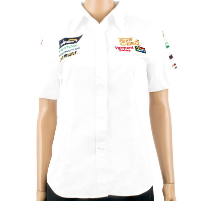 (image for) Ladies Blouse - White 3/4 - 3x-large