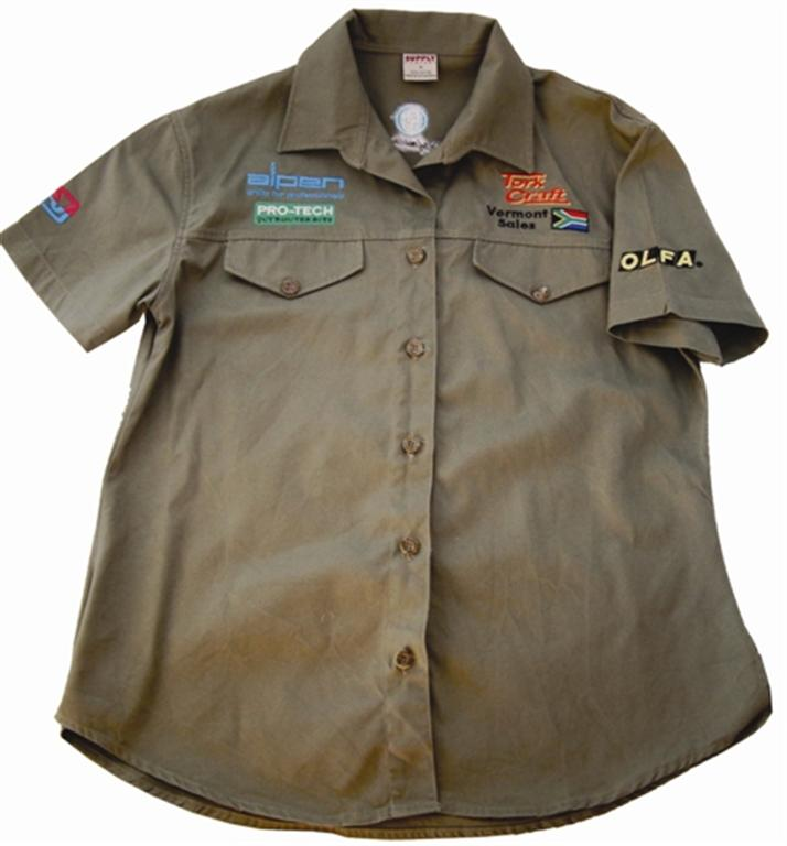 (image for) Vermont Ladies Blouse Long Sleeve Olive Medium