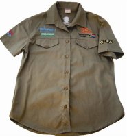 (image for) Vermont Ladies Blouse Long Sleeve Olive Large