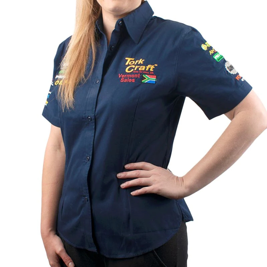 (image for) Vermont Ladies Blouse Navy Blue Small