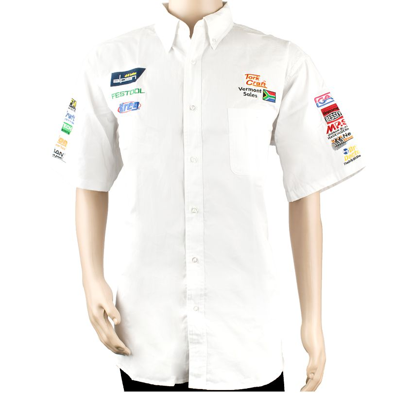 (image for) Vermont Mens Cotton Shirt White Small