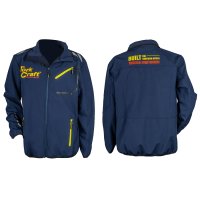 (image for) Unisex Soft Shell Jacket Blue - Small