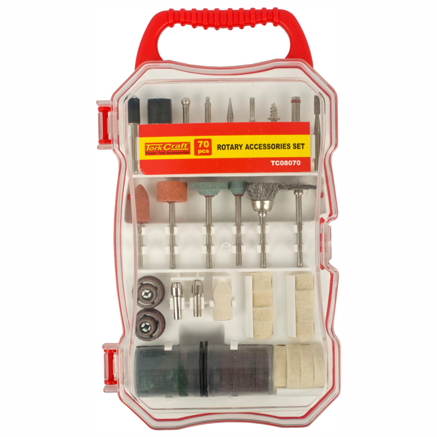 (image for) Tork Craft Mini Rotary Accessories Set 70 Piece