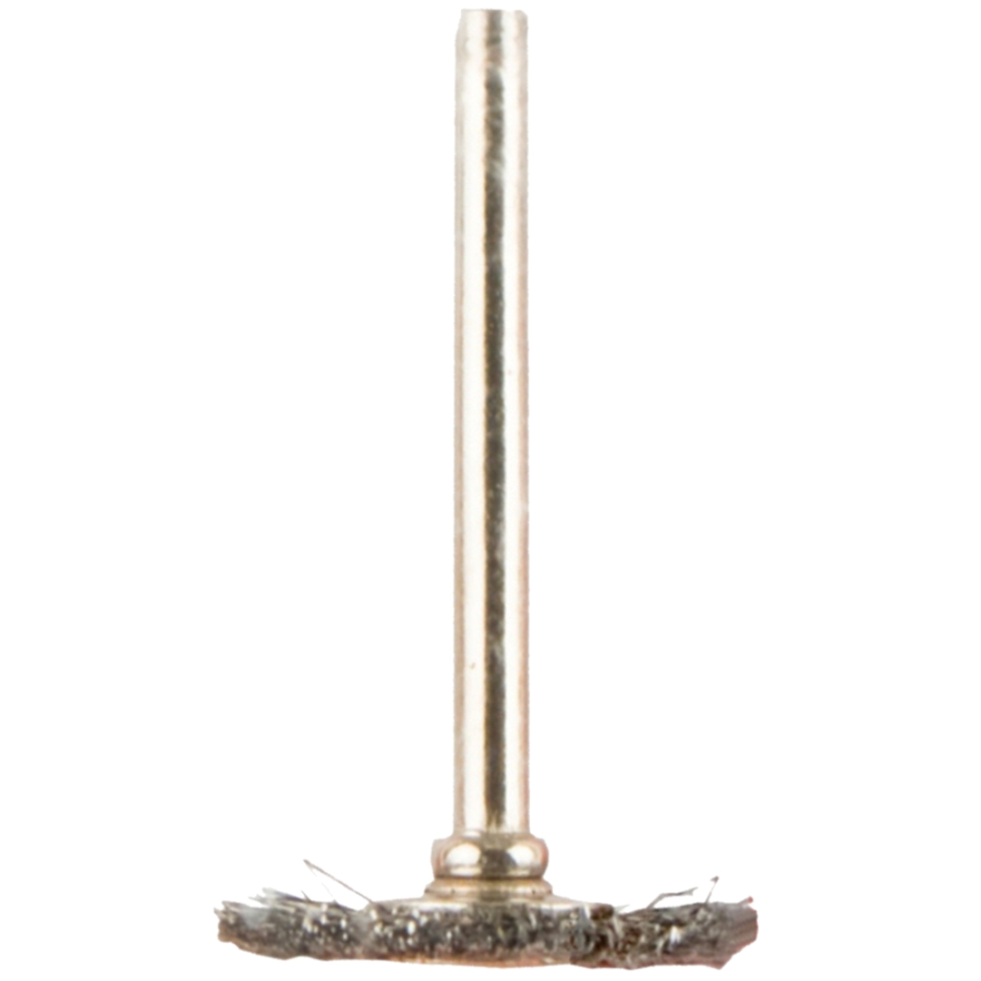 (image for) Tork Craft Mini Carbon Steel Brush Wheel 22.2mm with 3.2mm Shank