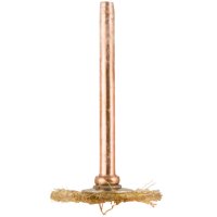 (image for) Tork Craft Mini Brass Brush Wheel 19.1mm 3.2mm Shank