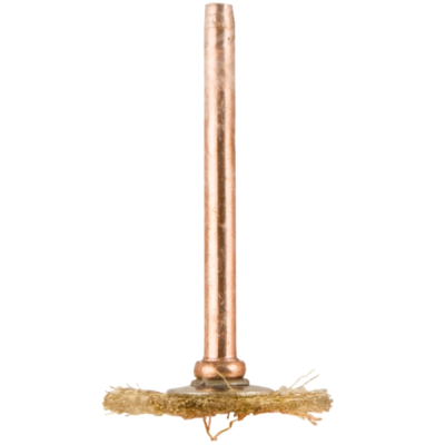 (image for) Tork Craft Mini Brass Brush Wheel 19.1mm 3.2mm Shank