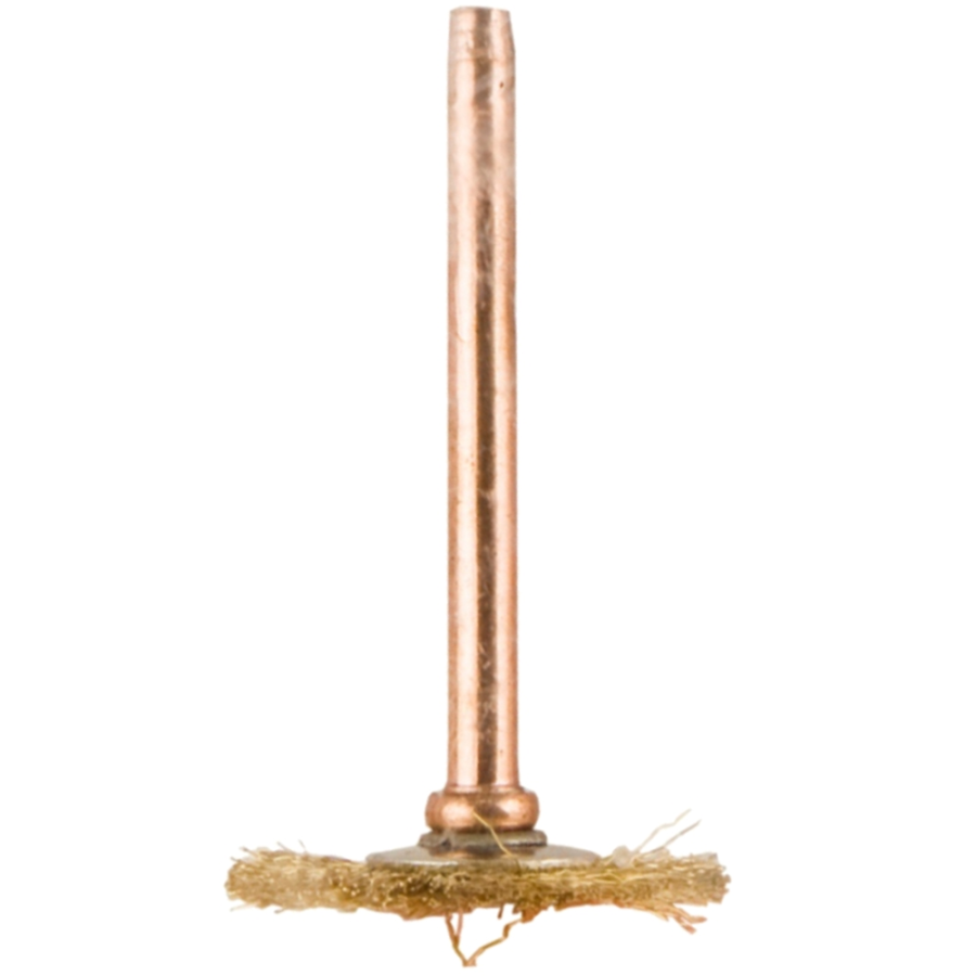 (image for) Tork Craft Mini Brass Brush Wheel 19.1mm 3.2mm Shank