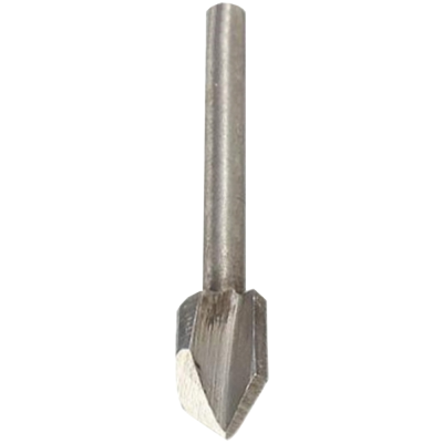 (image for) Tork Craft Mini Router Bit 6.4mm V-Groove 3.2mm Shank