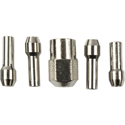 (image for) Tork Craft Mini Quick-Change Collet Kit 0.8/1.6/2.4/3.2mm