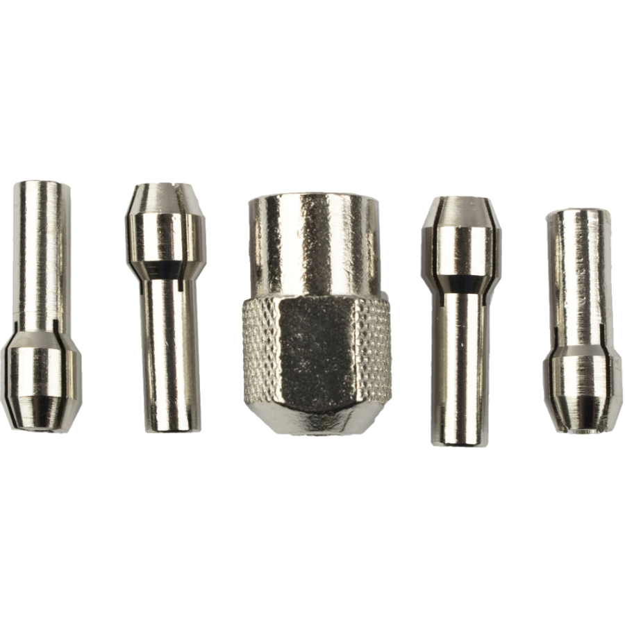 (image for) Tork Craft Mini Quick-Change Collet Kit 0.8/1.6/2.4/3.2mm