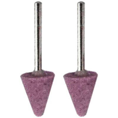 (image for) Tork Craft Mini Grinding Stone 15.9mm Cone 3.2mm Shank 2 Piece