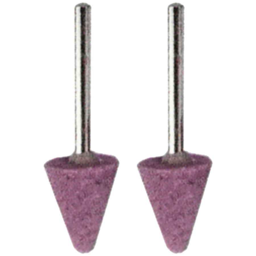 (image for) Tork Craft Mini Grinding Stone 15.9mm Cone 3.2mm Shank 2 Piece