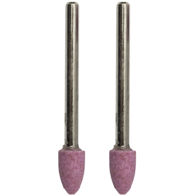 (image for) Tork Craft Mini Grinding Stone 6.4mm Cylindrical Cone 3.2mm Shank 2 Piece