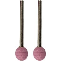 (image for) Tork Craft Mini Grinding Stone 9.5mm Ball 3.2mm Shank 2 Piece