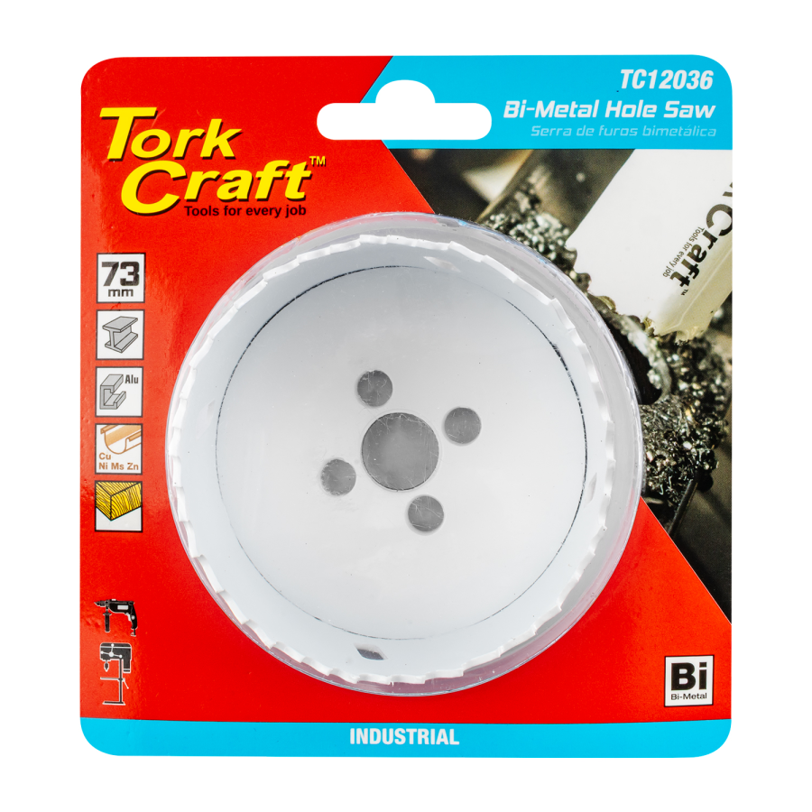 (image for) Hole Saw Bi-metal 73mm