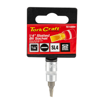 (image for) Socket Bit 1/4'dr Slotted Sl4 S2 Material