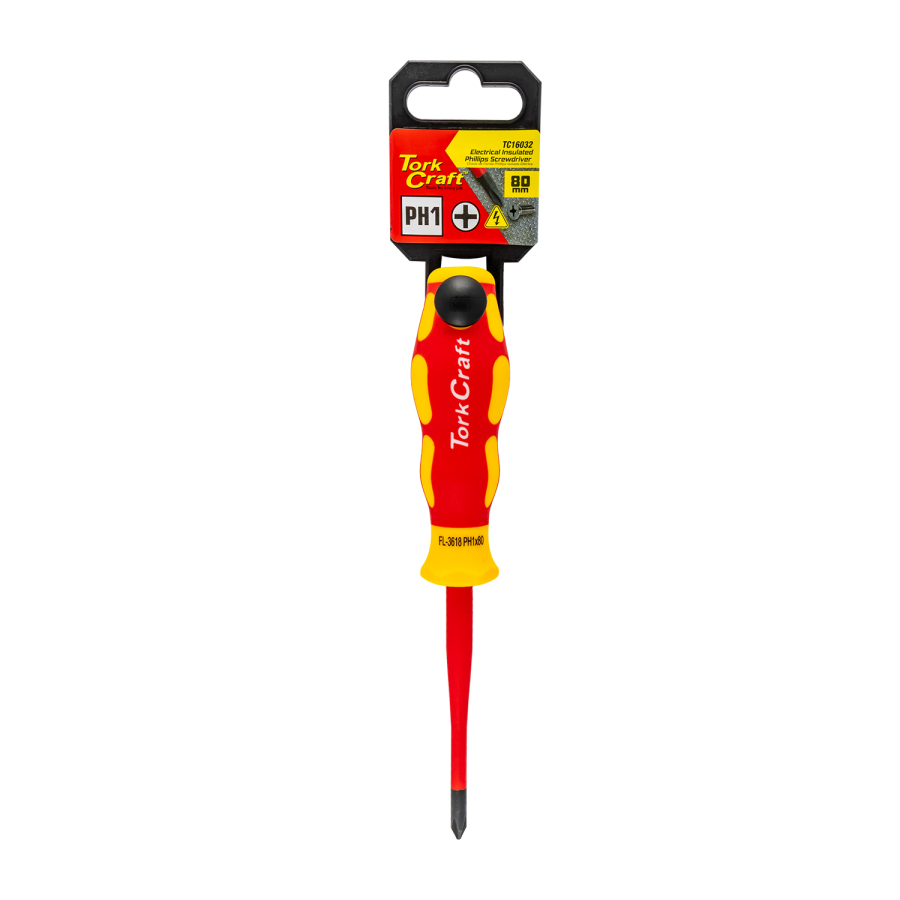 (image for) Screwdriver Insulated Phil.no.1 X 80mm Vde