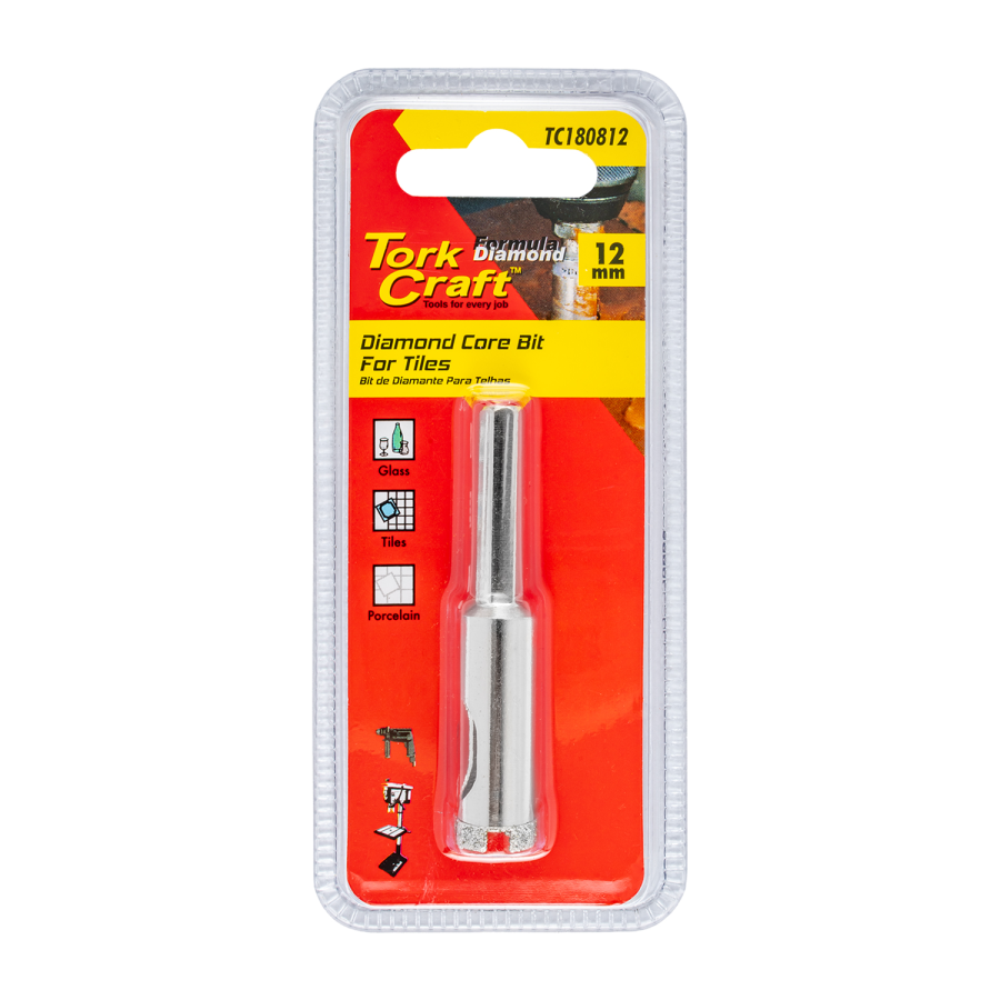 (image for) Diamond Core Bit 12mm For Tiles