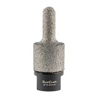 (image for) Diamond Core Milling Bit 10mm X 50mm X 65mm M14 Vacuum Brazed