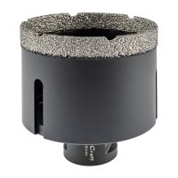 Diamond Core Bit 68mm X 50mm M14 X 70mm Vacuum Brazed (image for) Diamond Core Bit 68mm X 50mm M14 X 70mm Vacuum Brazed