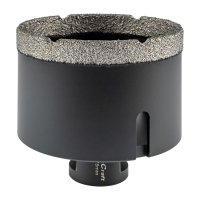 Diamond Core Bit 75mm X 50mm M14 X 70mm Vacuum Brazed (image for) Diamond Core Bit 75mm X 50mm M14 X 70mm Vacuum Brazed