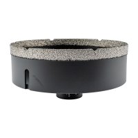 Diamond Core Bit 127mm X 40mm M14 X 60mm Vacuum Brazed (image for) Diamond Core Bit 127mm X 40mm M14 X 60mm Vacuum Brazed